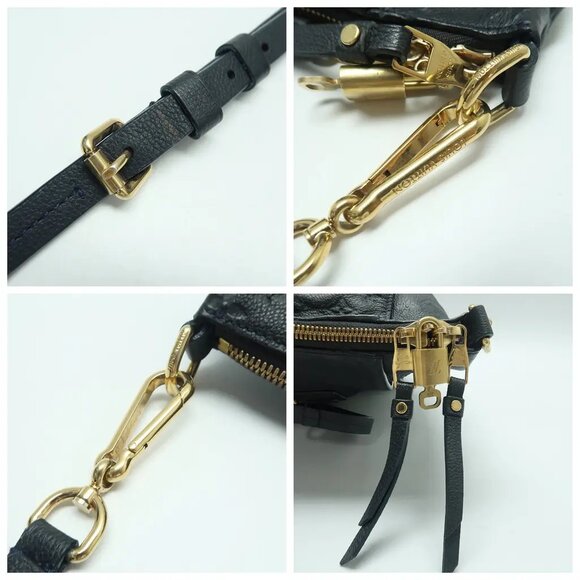 Louis Vuitton Lumineuse Navy Monogram Leather Satchel 1026-041625 - Picture 8 of 12